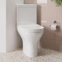 Grade A1 - Close Coupled Corner Toilet with Soft Close Seat & Cover - Laurell