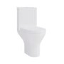 Grade A1 - Close Coupled Corner Toilet with Soft Close Seat & Cover - Laurell