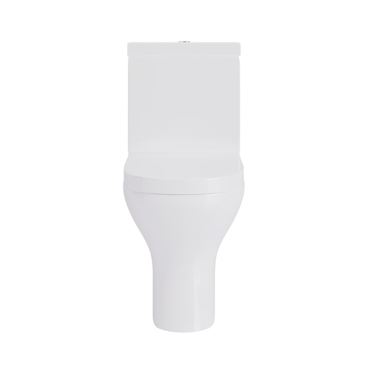 Grade A1 - Close Coupled Corner Toilet with Soft Close Seat & Cover - Laurell