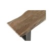 Indian Hub Live Edge Large Dining Table with 2 Dining Benches