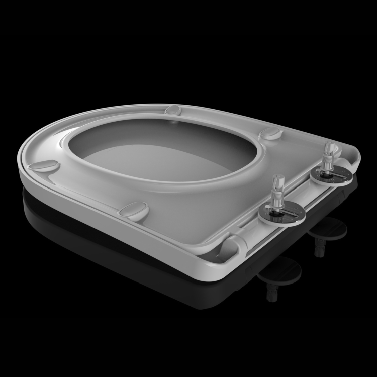 ONLY OPENED - Close Coupled Open Back Toilet with Sink on Top & Brass Fittings - Legend