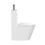 ALMOST PERFECT - Close Coupled Closed Back Toilet with Sink on Top & Chrome Fittings - Legend
