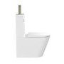 ONLY OPENED - Close Coupled Closed Back Toilet with Sink on Top & Brass Fittings - Legend