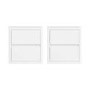 White Pair of Bedside Tables - Lexi