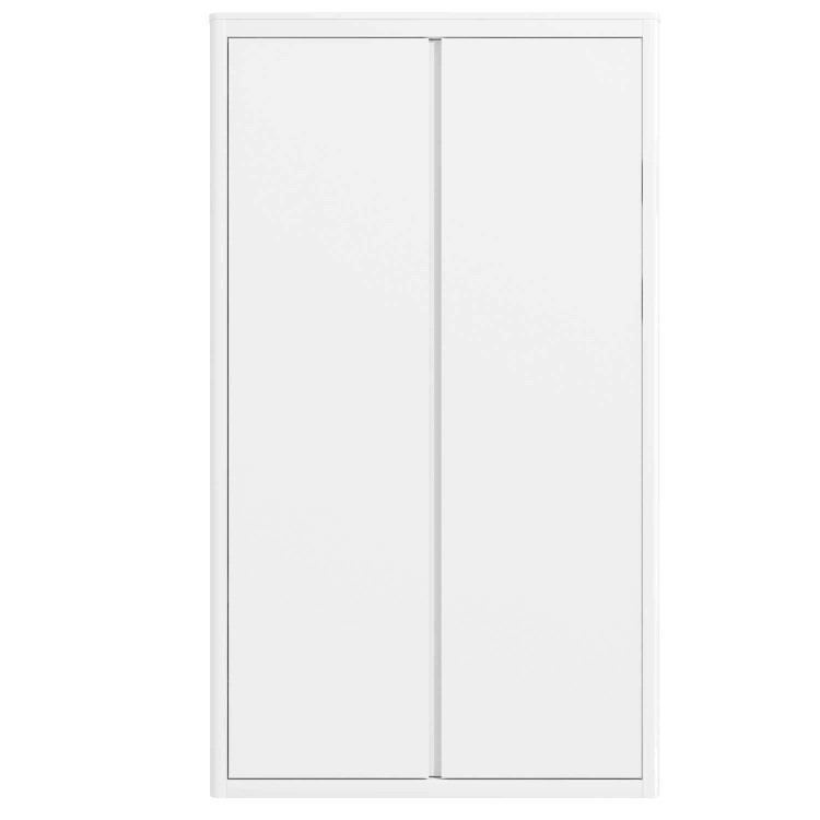 Lexi White High Gloss Double Wardrobe