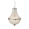 Chandelier with Silver Crystals - Empire