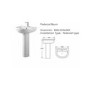 ALMOST PERFECT - Modern Freestanding 1800mm Bath Suite with Toilet & Basin - Lisbon