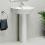 ALMOST PERFECT - Modern Freestanding 1800mm Bath Suite with Toilet & Basin - Lisbon