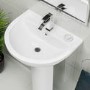 ALMOST PERFECT - Modern Freestanding 1800mm Bath Suite with Toilet & Basin - Lisbon