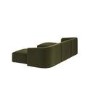 Large Olive Green Velvet 4-Seater U-Shape Modular Chaise Sofa - Laine