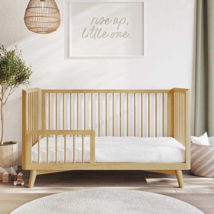 Wooden Convertible Toddler Bed - Luna