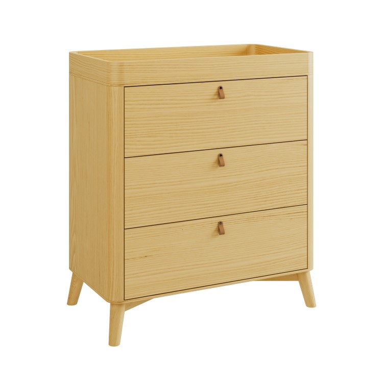 Wooden Changing Table with Drawers - Luna