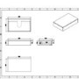 800mm Oak Wood Effect Wall Hung Countertop Vanity Unit with Basin- Lugo