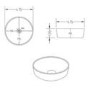 1200mm Walnut Wood Effect Wall Hung Double Countertop Vanity Unit with Basin- Lugo