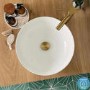 ONLY OPENED - Arabella Round Countertop Basin - 415mm