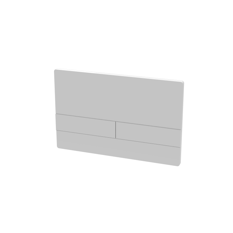 Grade A1 - Concealed Dual Flush Cistern 1180mm Wall Mounted WC Frame with Dual Flush Plate in White - Live Your Colour