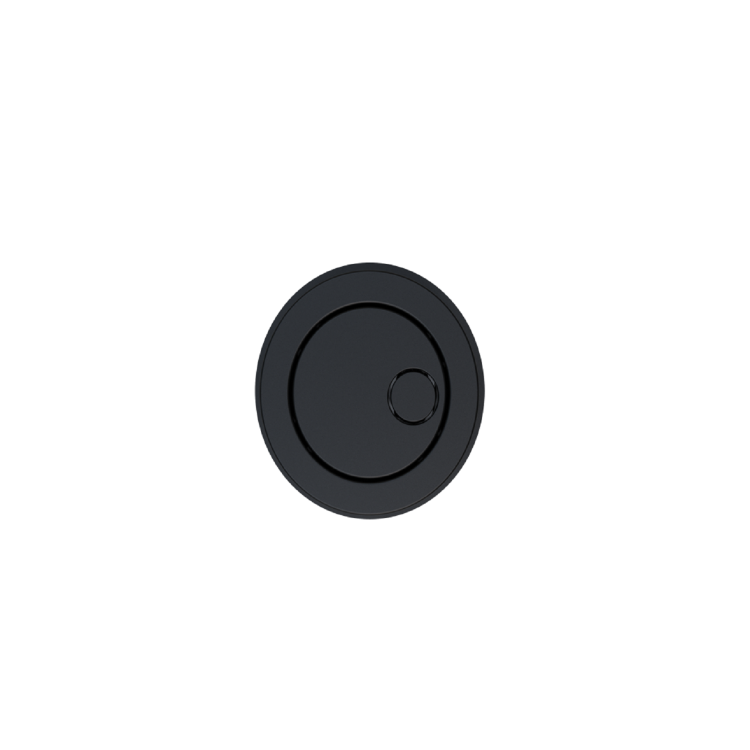 ONLY OPENED - Arissa Matt Black Manual Push Button and Cistern