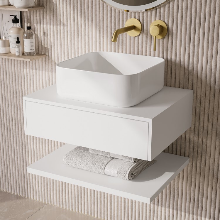 ONLY OPENED - Dover 385mm Countertop Basin