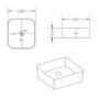 ONLY OPENED - Dover 385mm Countertop Basin