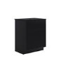 ONLY OPENED - 650mm Black Wooden Freestanding Countertop Vanity Unit - Matira