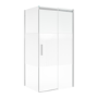 Ribbed Glass 1000x800mm Sliding Shower Enclosure Left Hand - Matira