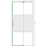 Ribbed Glass 1000x800mm Sliding Shower Enclosure Left Hand - Matira