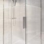Ribbed Glass 1000x800mm Sliding Shower Enclosure Right Hand - Matira