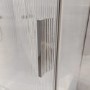 Ribbed Glass 1200x800mm Sliding Shower Enclosure Right Hand - Matira