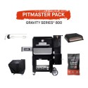 BUN/MB20042221/86062 Masterbuilt Gravity Series 800 Charcoal BBQ Grill with Pitmaster Pack
