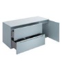 1200mm Blue Fluted Wall Hung Countertop Vanity Unit - Melbourne