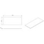 1200mm Blue Fluted Wall Hung Countertop Vanity Unit - Melbourne