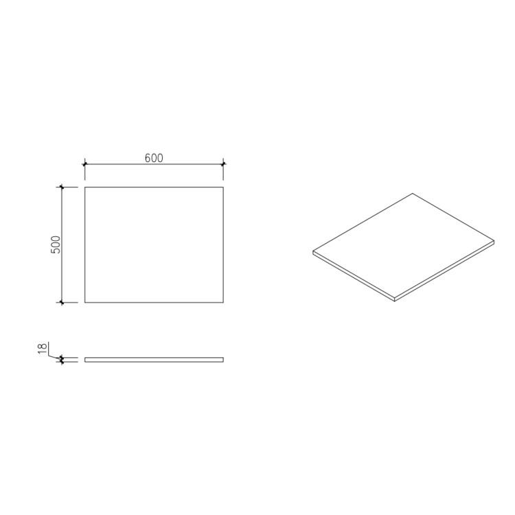 600mm Blue Fluted Wall Hung Countertop Vanity Unit with Basin - Melbourne