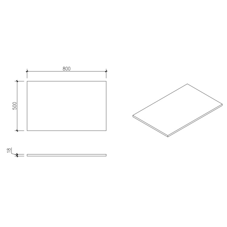 800mm Blue Fluted Wall Hung Countertop Vanity Unit with Basin - Melbourne