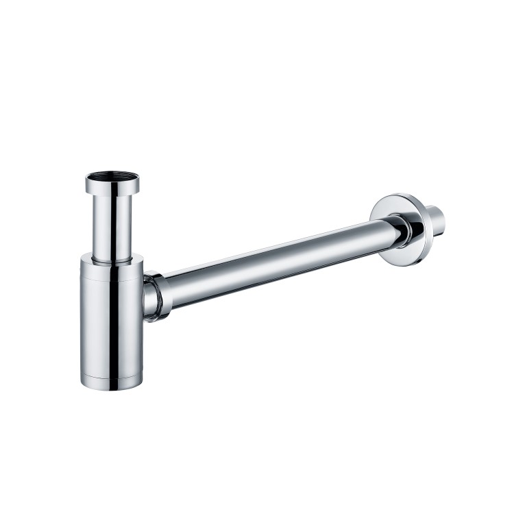 ONLY OPENED - Chrome Round Exposed Bottle Trap - Arissa
