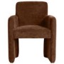 Set of 4 Rust Upholstered Dining Chairs - Mae