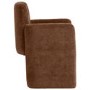 Set of 4 Rust Upholstered Dining Chairs - Mae