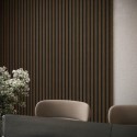 WPN0011 Walnut Acoustic Wall Panel - 240cm x 60cm - Delamere 