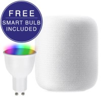 APPLE HomePod Smart Speaker White with FREE GU10 Smart Bulb