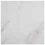 Large White Marble Ceramic and Oak Extendable Dining Table - Seats 6 - 8 - Marian