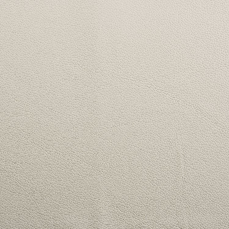 Cream Real Leather Dining Chair with Oak Legs - Eren