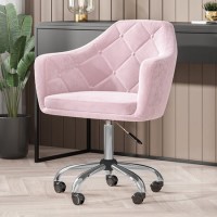 Pink Velvet Chesterfield Dressing Table Chair - Marley Pink Velvet Chesterfield Dressing Table Chair - Marley