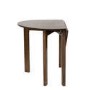 Small Walnut Drop Leaf Extendable Dining Table Set with 4 Upholstered Taupe Chairs - Seats 4 - Nell