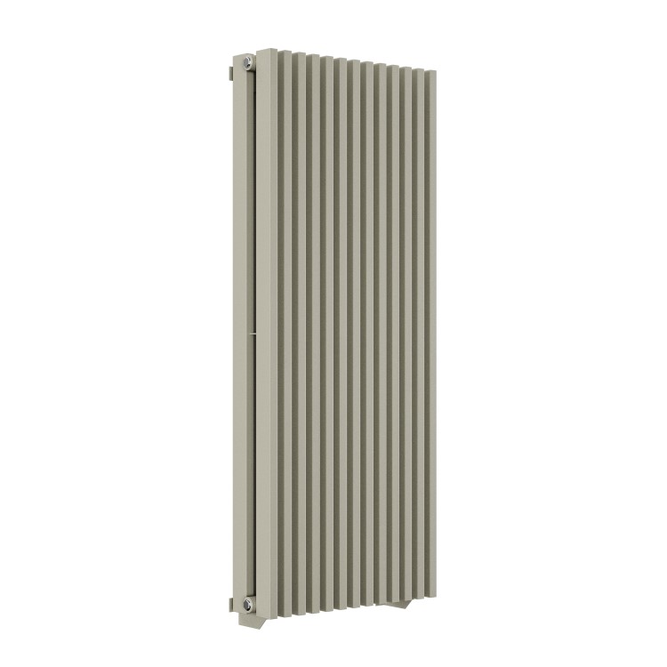 Beige Vertical Double Panel Radiator 1200 x 500mm - Nevada