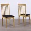 New Haven Drop Leaf Dining Set and 2 Chairs in Black Fabric
