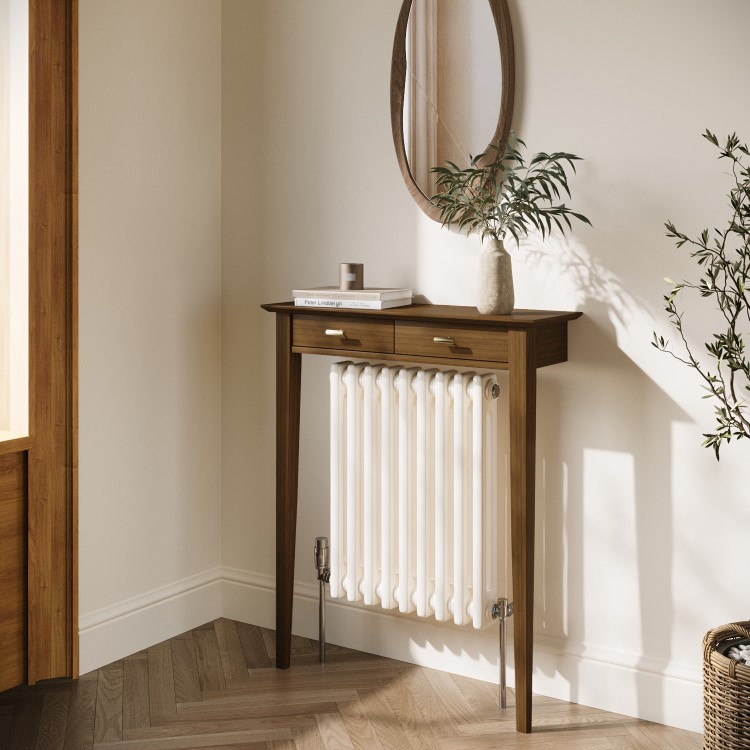 Extra Small & Narrow Walnut Radiator Cover - 75cm - Noa