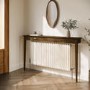 Large & Narrow Walnut Radiator Cover - 150cm - Noa
