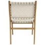 Glass Dining Table Set with 4 Cream Faux Leather Chairs - Seats 4 - Nori