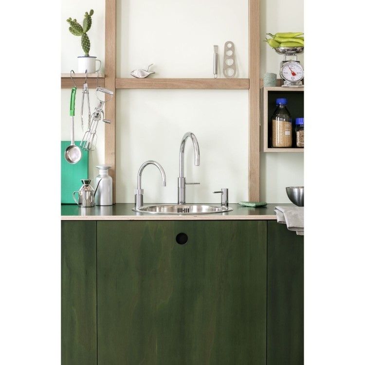 Quooker Nordic Tap Round Chrome + Pro3 3L Boiling Water Tank