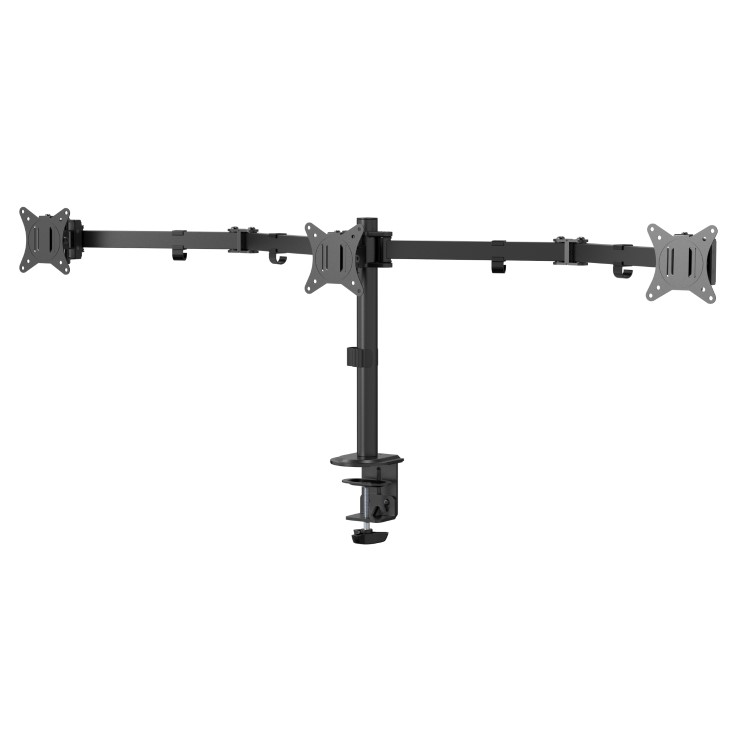 electriQ Trio Monitor Arm + PC Mount