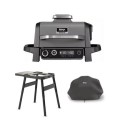 BUN/OG701UK/90395 Ninja Woodfire Electric BBQ Grill & Smoker with Cover and Stand - OG701UK